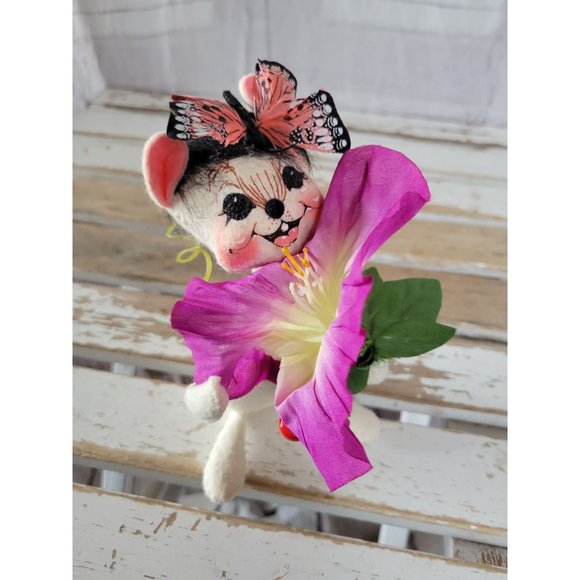 Annalee mouse flower butterfly sweet scents 2000 exclusive spansar star spring h - Picture 1 of 6